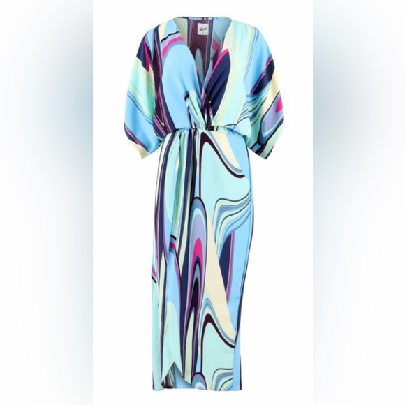 Lezat Joey maxi dress in indigo wave from Wolf and Badger - Picture 4 of 5